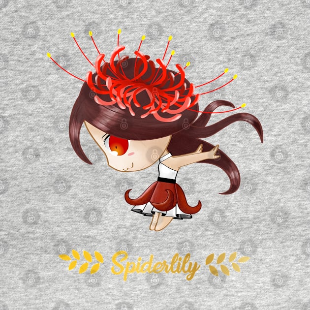 Spider Lily Flower Girl by Flower Flame